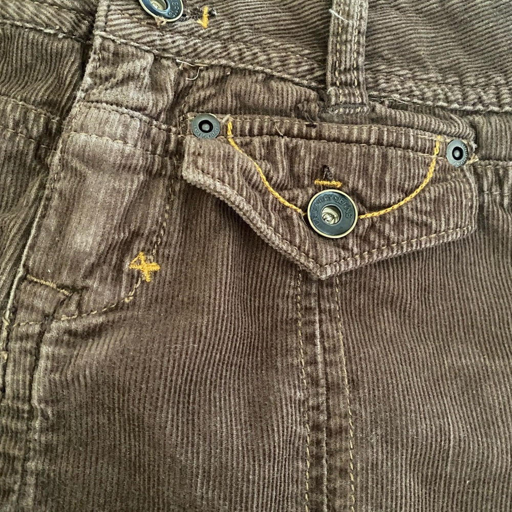 Vintage 90s Corduroy Skirt Brown Union Bay D - Picture 4 of 10